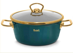 Кастрюля Rashel Grand 5,2 л/26 см зеленый R0426