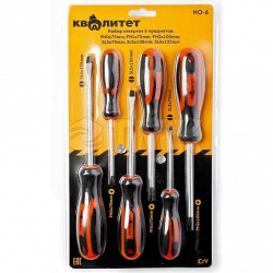 Набор отверток Квалитет 6 пред.