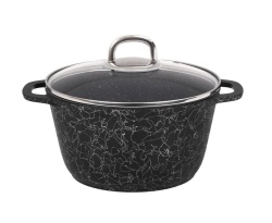 Кастрюля Kukmara Грация 4,5 л Черный/серебро кчс45а