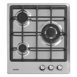 Встраиваемая варочная панель Газовая Simfer H45V35M516, 45 см, цвет Нержавеющая сталь