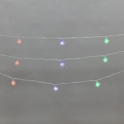 Гирлянда светодиодная Neon Night Снежинки большие 5 м 20 LED 304-024