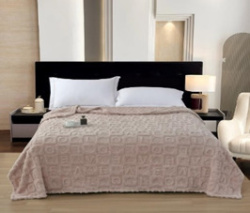 Плед Vse Doma Шерпа 150х200 Love Коричневый A86665