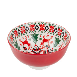 Салатник Nouvelle Home Север 12 см красный 0860519
