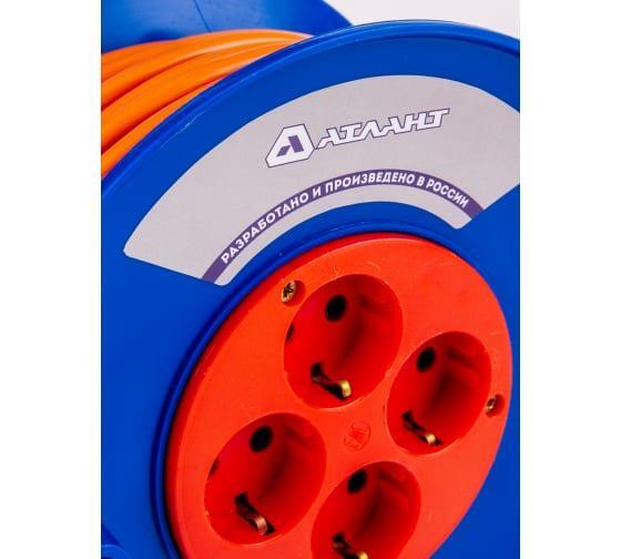 Удлинитель силовой Атлант ПВС 3500 Вт на катушке 30м (С/з) 40173