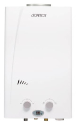 Колонка газова Ariston SUPERLUX 10L CF NG New, производительность 10 л/мин., Цвет Белый