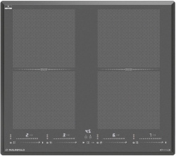 Встраиваемая варочная панель Индукционная Maunfeld CVI594SF2DGR Inverter, 59 см, цвет Серый