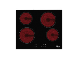 Встраиваемая варочная панель Электрическая Oasis P-SBS, 58 см, цвет Чёрный