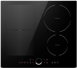 Встраиваемая варочная панель Индукционная Simfer H60I74S006, 59 см, цвет Чёрный