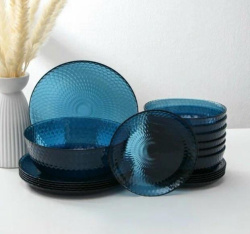 Набор столовый Luminarc Идиллия топаз 19 пр. O0203