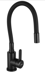 Смеситель Wisent для кухни гибкий Черный W740333B-2