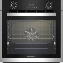 Встраиваемый Электрический духовой шкаф Grundig GEBM19300BC, цвет Чёрный