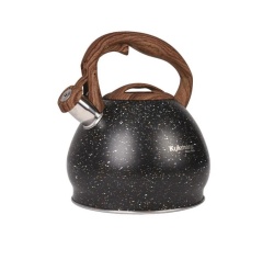 Чайник газовый Kukmara Black 3,4 л черный мрамор kuk-07/3103555