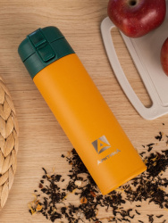 Термокружка Арктика 470 мл с ситечком 703-470C-ORGNT