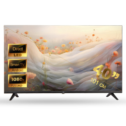 40" (102см) Телевизор VR 40YVF03BS, SMART- Да, FHD 1920x1080, Цвет Чёрный