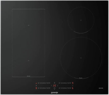 Встраиваемая варочная панель Индукционная Gorenje GIC6422BSC, 59,5 см, цвет Чёрный