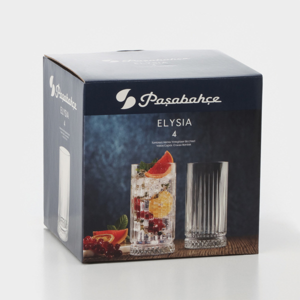 Набор стаканов Pasabahce Elysia 4 пр. 450 мл 520015B
