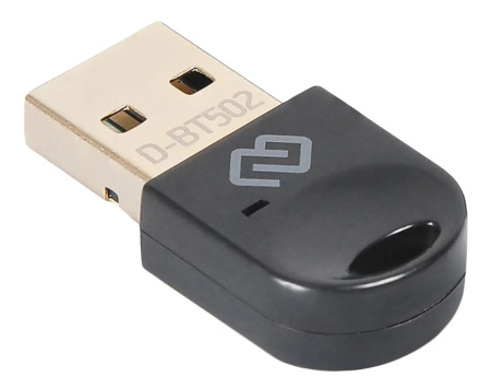 Bluetooth адаптер Digma D-BT502 BT5.0+EDR (USB) Black