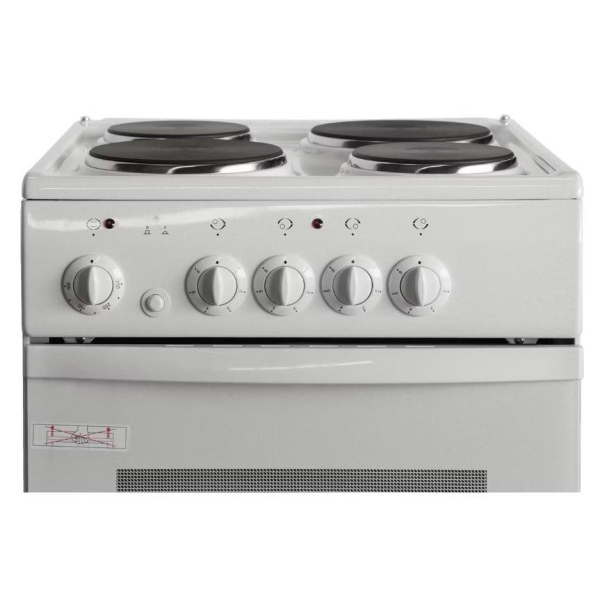 Электрическая плита De Luxe 5004.12э бел.