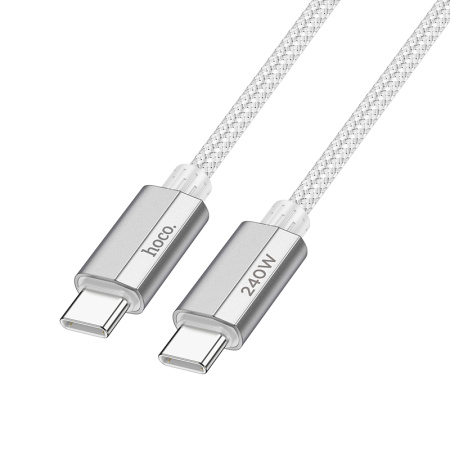 USB кабель Hoco U134 USB Type-C - Type-C 240Вт 1,8м HC-20093 Gray