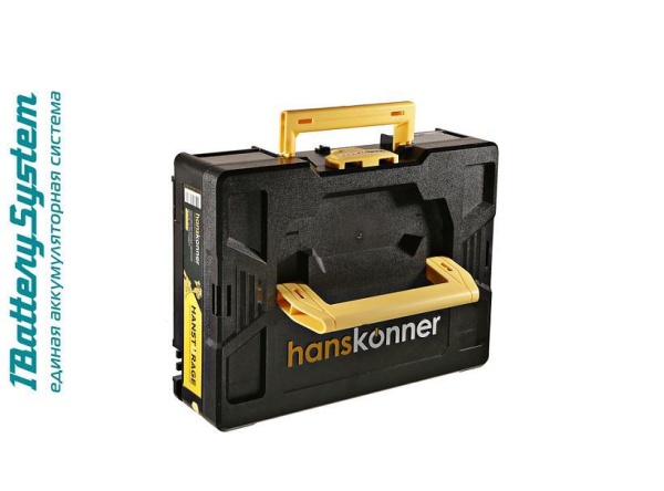 Шуруповерт аккумуляторный Hanskonner HCD2065BLIC б/щ удар.
