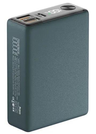 Внешний АКБ OLMIO QX-10 10000mAh 22.5W темно-зеленый