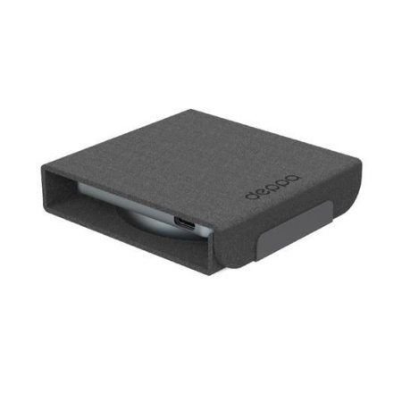 Беспроводная зарядная станция Deppa 2 в 1 Crystal MagSafe Fold Travel QI