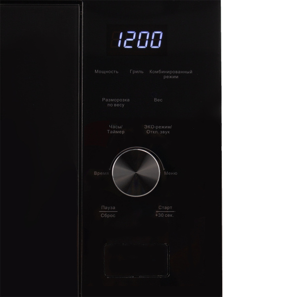 Встраиваемая микроволновая печь Manya BM25G03BG, цвет Чёрное стекло, 25 л.