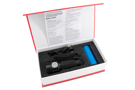 Фонарь Яркий Луч LE-3406 "Ночной снайпер 4AA" резиновый, 3 светодиода, на 4хAA