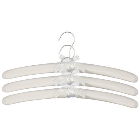 Набор вешалок Рыжий Кот Сатин 3 шт Слоновая кость 111722