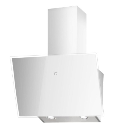 Вытяжка наклонная, настенная, Amari Vero S 60, цвет Белое стекло, ширина 59,5см.