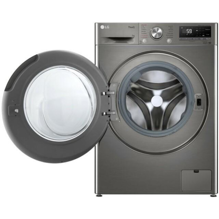 Стиральная машина с фронтальной загрузкой LG F2V5HS5S, Max загрузка - 7кг, Max отжим - 1 200об/мин., цвет Серебристый