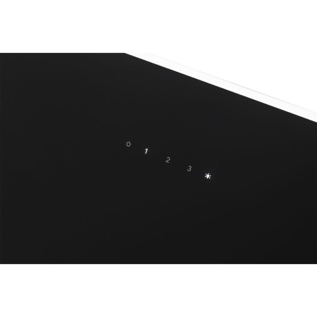 Вытяжка наклонная, настенная, Manya H6034BG, цвет Чёрный, ширина 59,5см.