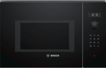 Встраиваемая микроволновая печь Bosch BFL554MB0, цвет Чёрный, 25 л.