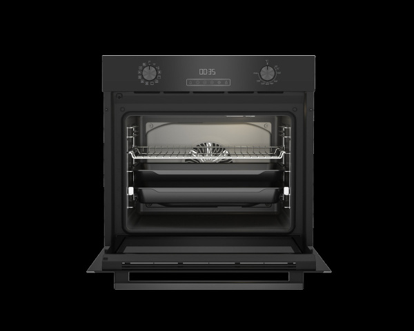 Встраиваемый Электрический духовой шкаф Hotpoint FE9 1231 JS BLG, цвет Чёрный