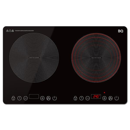 Настольная индукционная плита BQ HP105W Черный-Серебро