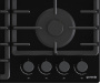 Встраиваемая варочная панель Газовая Gorenje GTW641BHF, 60 см, цвет Чёрный