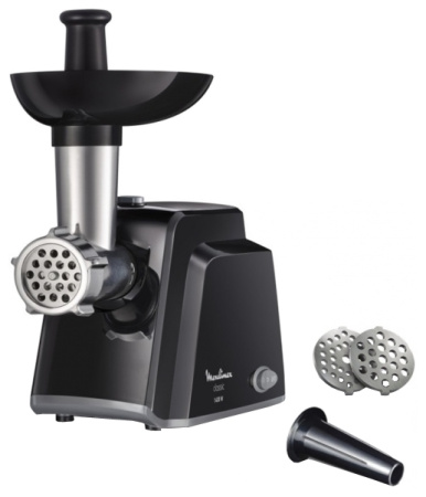 Мясорубка Moulinex ME1058, цвет Чёрный, производительность 1,7 кг/мин, мощность 1 400 Вт