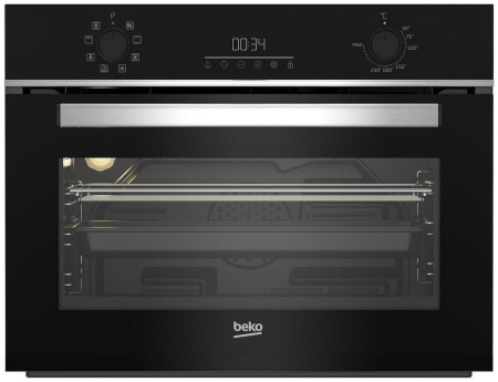 Встраиваемый Электрический духовой шкаф Beko BBCM13300X, цвет Чёрный