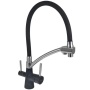 Смеситель Wisent для кухни гибкий Черный W4855-22-2