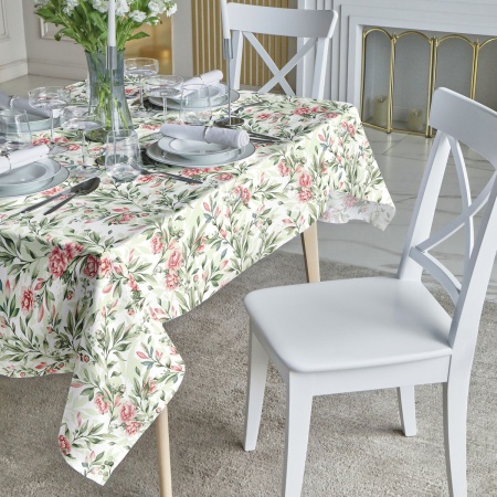 Скатерть Verossa 144/144 Весна рогожка 920193