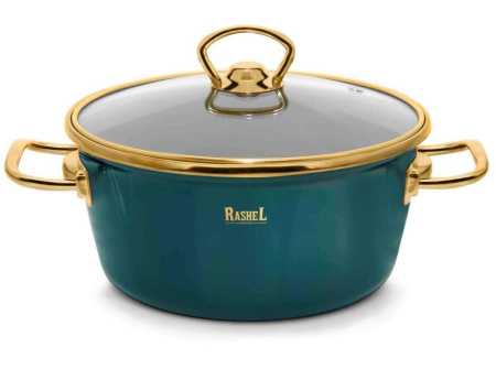 Кастрюля Rashel Grand 3,5 л/22 см зеленый R0422