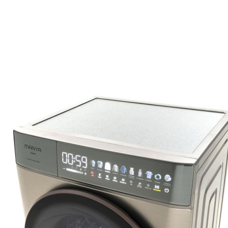 Стиральная машина с фронтальной загрузкой Manya M1409X, Max загрузка - 10кг, Max отжим - 1 400об/мин., цвет Серебристый