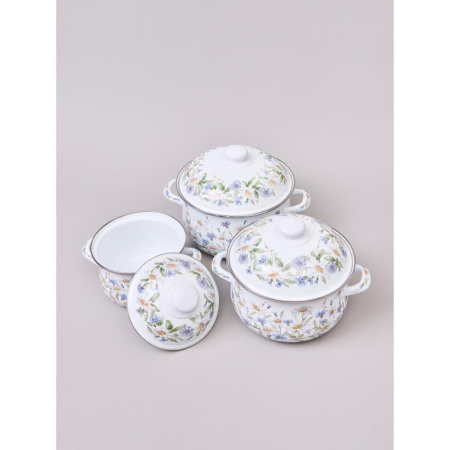 Набор кастрюль Agness Sentiment 6 пр. 1,5 л, 2,8 л, 3,6 л 934-721