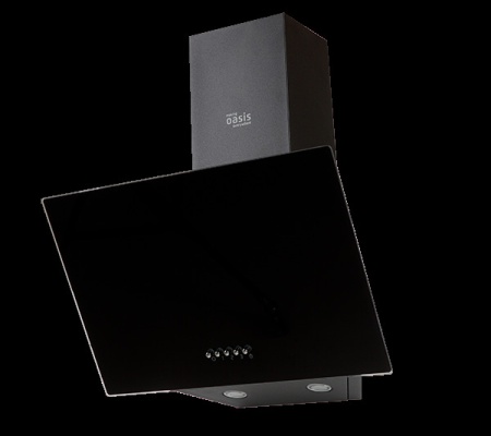 Вытяжка наклонная, настенная, Oasis NP-50B, цвет Чёрный, ширина 49,5см.