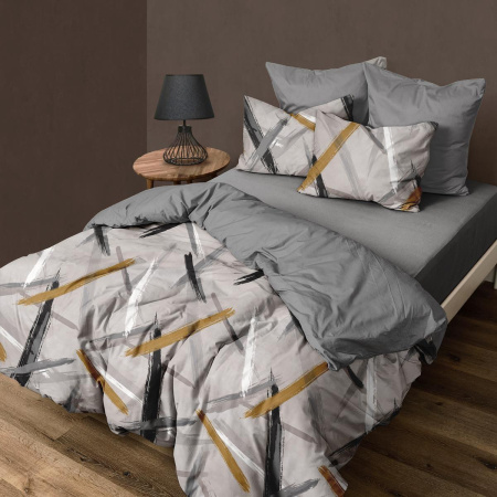 КПБ 2 сп Fine Line Брюност 70/70 с протынью на рез. перкаль A26962