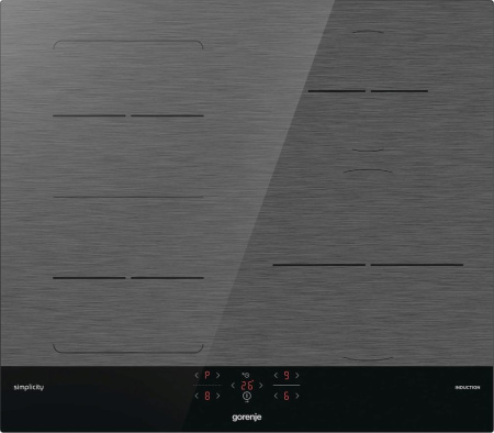 Встраиваемая варочная панель Индукционная Gorenje GI6421SYB, 59,5 см, цвет Серый