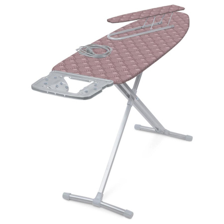 Гладильная доска Ника 10+ тефлон Пудровый с ракушками НТ10+/8