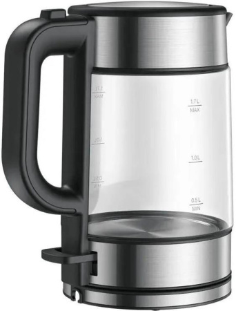 Электрический чайник Xiaomi Electric Glass Kettle RU, цвет Серебристый