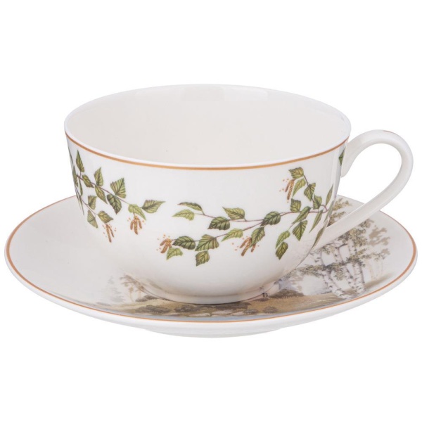 Чайный набор Lefard Березки 12 пр. на 6 пер. 300 мл 85-2010