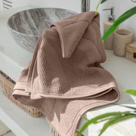 Полотенце Verossa 50/90 Wave Махра 480 гр/м2 Молочный шоколад 797247